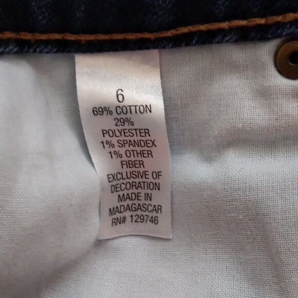 Blue Mountain | Med Wash Denim Straight Leg Jeans | Size 6 - Picture 6 of 6